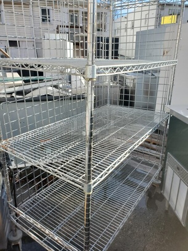 Stainless Steel Rack on Casters! 47WX24DX68H - Image 2 of 2