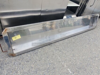 90" Stainless Steel Bin/Container w/ handles