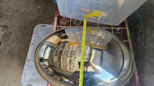 Lot of 3 Stainless Steel Oval Roasters w/ lids - Image 5 of 5