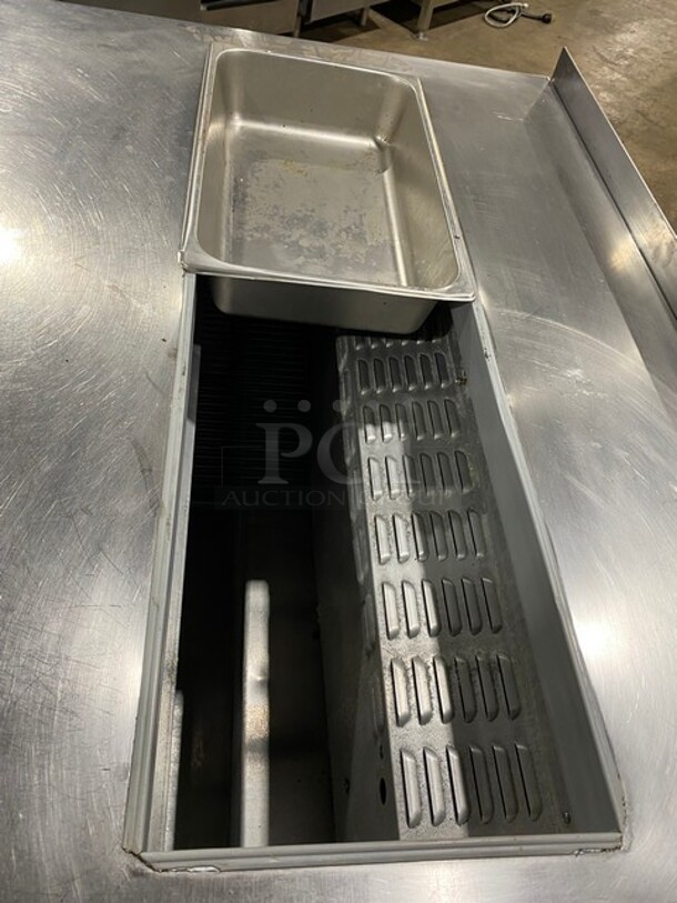 Continental Commercial Refrigerated Sandwich Prep Table! With 2 Door Underneath Storage Space! All Stainless Steel! Model: SW4812 SN: 15742637 115V 60HZ 1 Phase - Image 9 of 10
