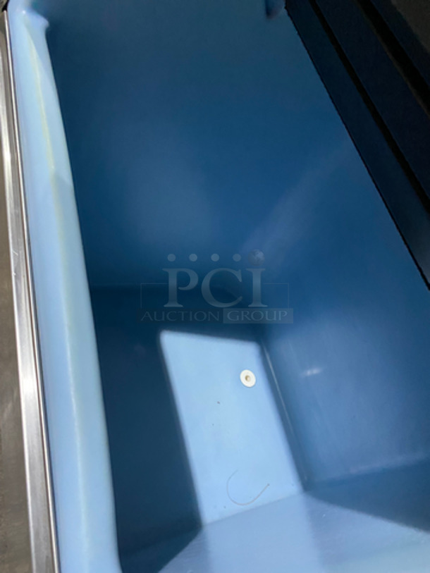 Ice-O-Matic Commercial Ice Making Machine Head! All Stainless Steel Body! On Commercial Ice Bin! On Legs! 2x Your Bid Makes One Unit! Model: ICE1006HW4 SN: 14101280011399 208/230V 60HZ 1 Phase - Image 8 of 9