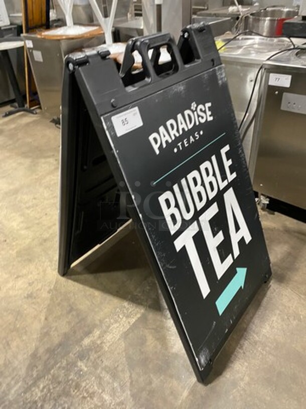 Black Poly Street Sign Frame! - Image 2 of 4