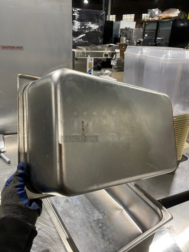 All One Lot! Stainless Steel Food Pans, Strainers! - Image 10 of 12