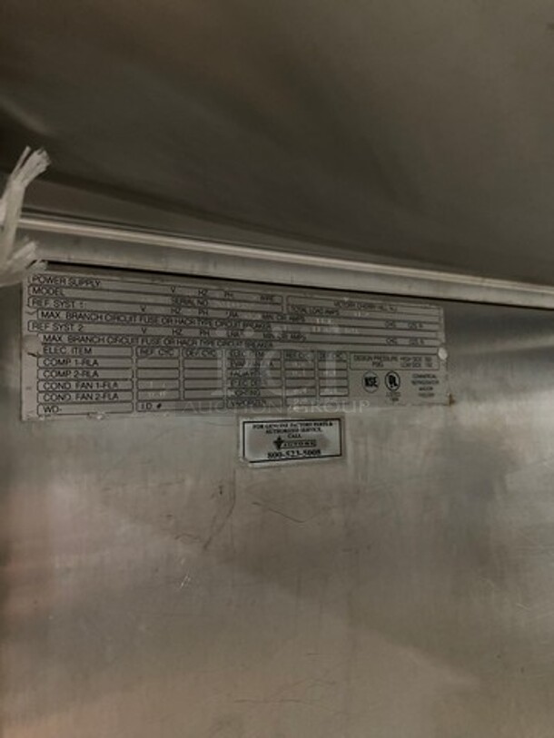VICTORY Commercial Single Door Reach In Freezer! All Stainless Steel! Model FS1DS7EWNYC 115V 1PH - Image 6 of 8