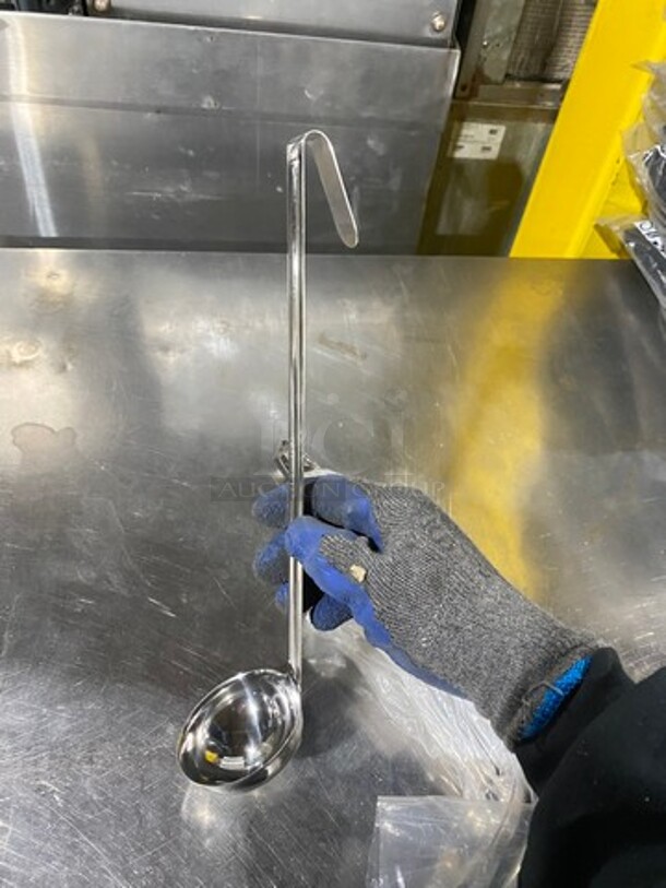 NEW! Winco 3 OZ Ladles! With Hook! Stainless Steel! 6x Your Bid! - Image 2 of 5
