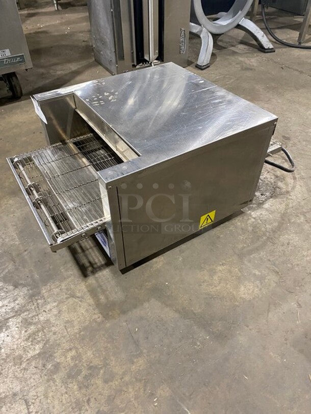 Belleco Commercial Countertop Electric Powered Conveyor Toaster! All Stainless Steel! WORKING WHEN REMOVED! Model: JB3H SN: 14093507301 208V 60HZ 1 Phase - Image 2 of 9