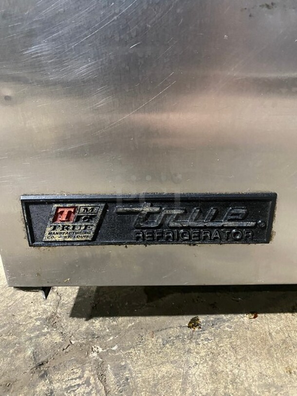 True Commercial Single Door Refrigerated Lowboy/Worktop Cooler! With Poly Coated Rack! All Stainless Steel! Model: TUC27 SN: 14441564! 115V 1Phase! - Image 8 of 9