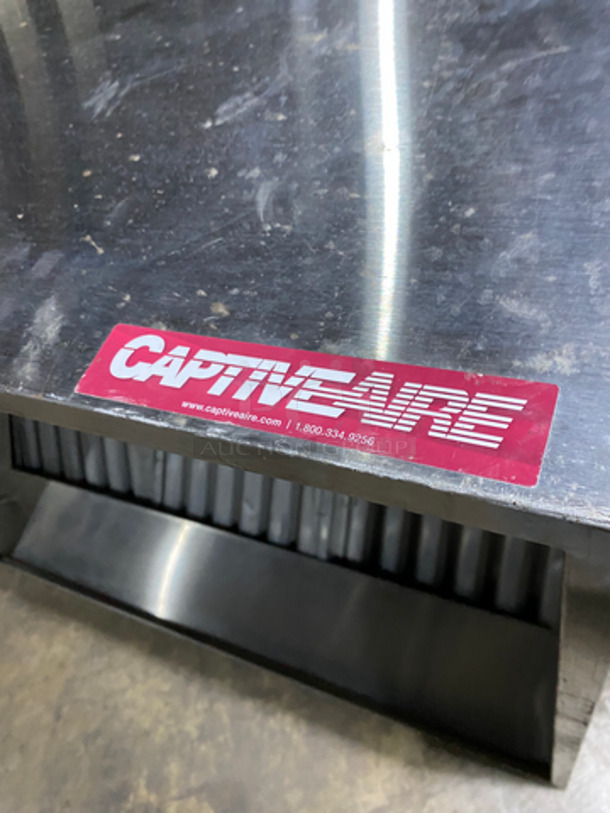 Captive Aire All Stainless Steel Grease Hood! With Filters! Model: 4824ND2 - Image 8 of 11