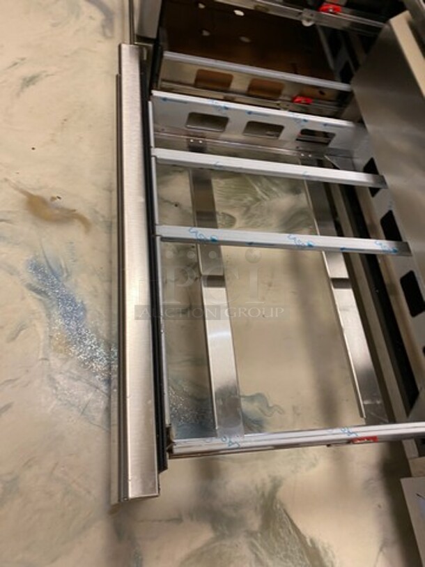 LATE MODEL! 2019 Asber Commercial Refrigerated 4 Drawer Chef Base! All Stainless Steel! On Casters! WORKING WHEN REMOVED! Model: ACBR72NHC SN: 19086807 - Image 6 of 8