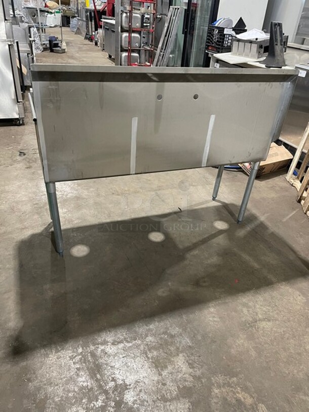 NEW! Eagle Commercial 3 Bay Dishwashing Sink! All Stainless Steel! On Legs! Model: 1854-3-16/3 SN: 2211241131! - Image 3 of 8