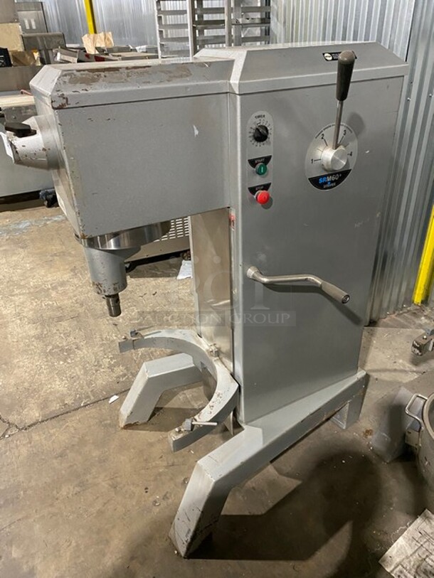 Univex 60Qt Metal Commercial Floor Style Planetary Dough Mixer! MODEL SRM60 208V 3PH  - Image 2 of 10