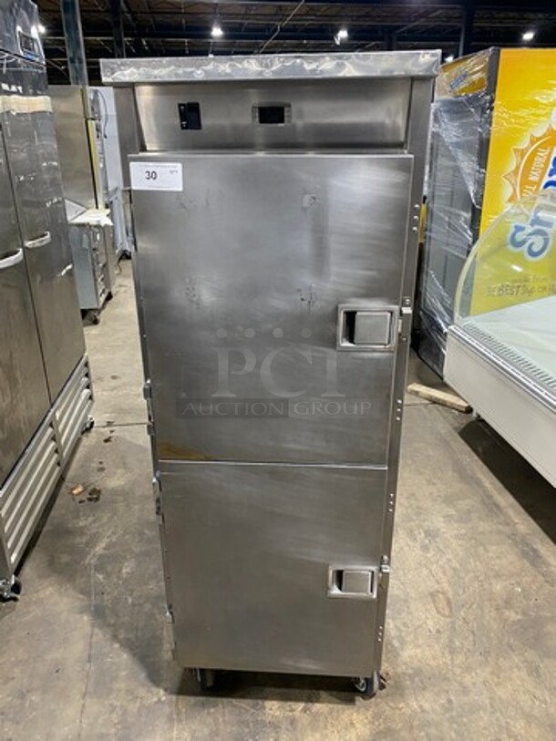 SWEET! FWE Electric Powered Food Warming Cabinet! With Solid Split Door! All Stainless Steel! On Casters! Model: TST16CHP SN: 144082001 120V 60HZ 1 Phase - Image 1 of 8