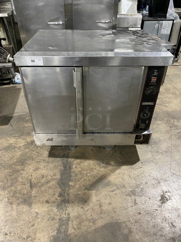 Hobart Commercial Gas Powered Convection Oven! With Solid Doors! With Metal Oven Racks! All Stainless Steel! - Image 1 of 8