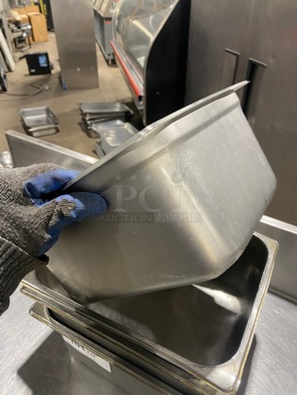 Commercial Steam Table/ Prep Table Food Pans! All Stainless Steel! 4x Your Bid! - Image 4 of 6