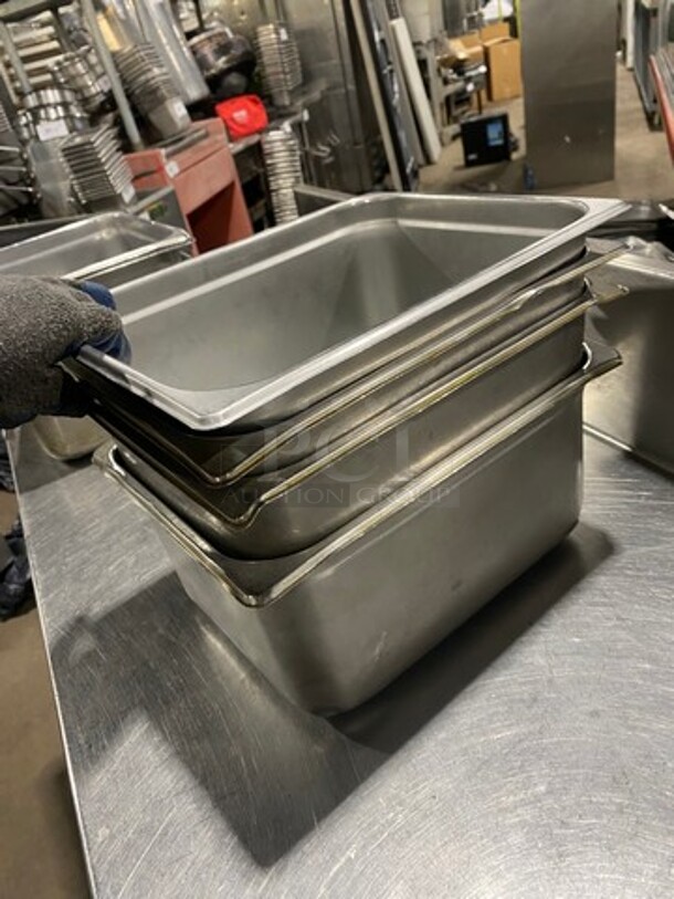 Commercial Steam Table/ Prep Table Food Pans! All Stainless Steel! 4x Your Bid! - Image 6 of 6
