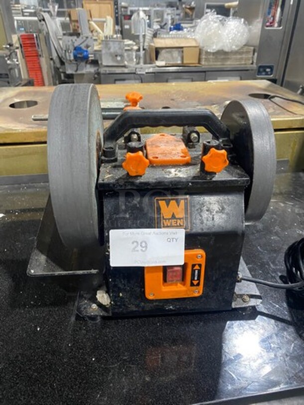 Wen 10-Inch Two-Direction Water Cooled Wet/Dry Sharpening System! Model: BG4270T SN: 12265300799 120V - Image 1 of 9