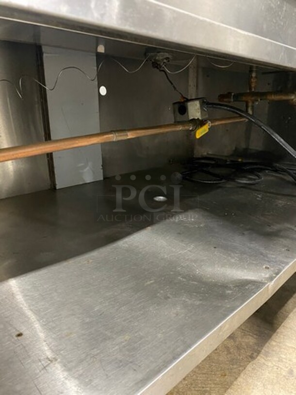 Commercial Electric Powered Steam Table! With Storage Space Underneath! All Stainless Steel! On Legs! - Image 6 of 8