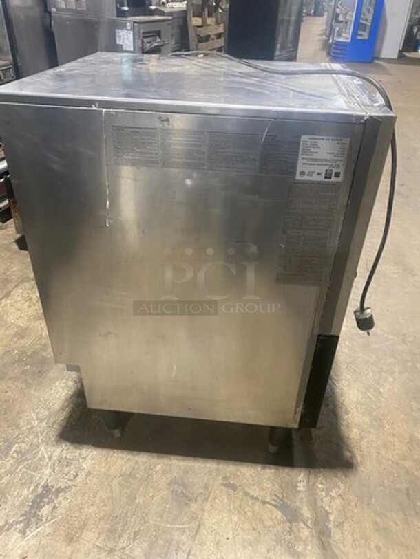 Hoshizaki Commercial Undercounter Ice Maker Machine! All Stainless Steel! On Legs! Model: KM151BAH SN: U13132H 115V 60HZ 1 Phase - Image 2 of 9