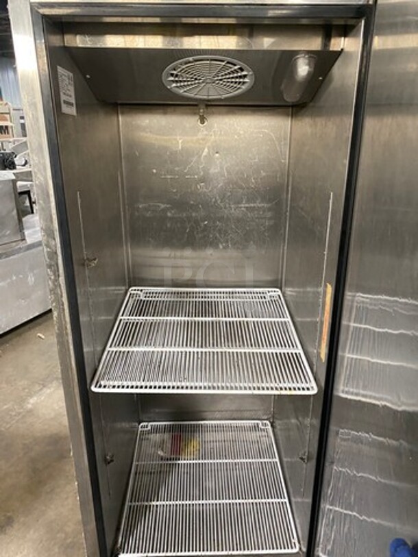 2017 Atosa Commercial Single Door Reach-In Cooler! With Poly Coated Racks! Solid Stainless Steel! On Casters! Model: MBF8001 SN: MBF8001150521C4046 115V 60HZ 1 Phase - Image 5 of 9