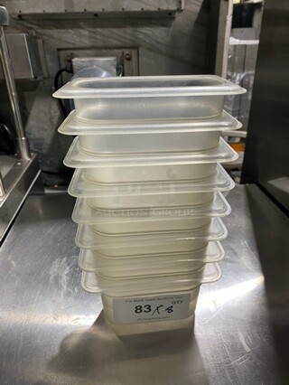 Cambro Poly 1/9 Drop In Pans! 15 X Your Bid!