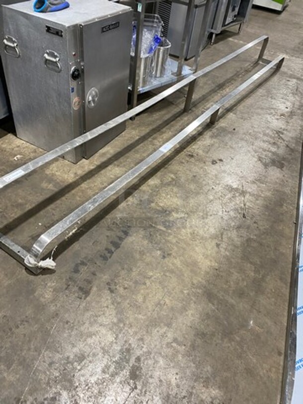 Heavy-Duty Double Bar Pot Rack! Solid Stainless Steel! - Image 1 of 5