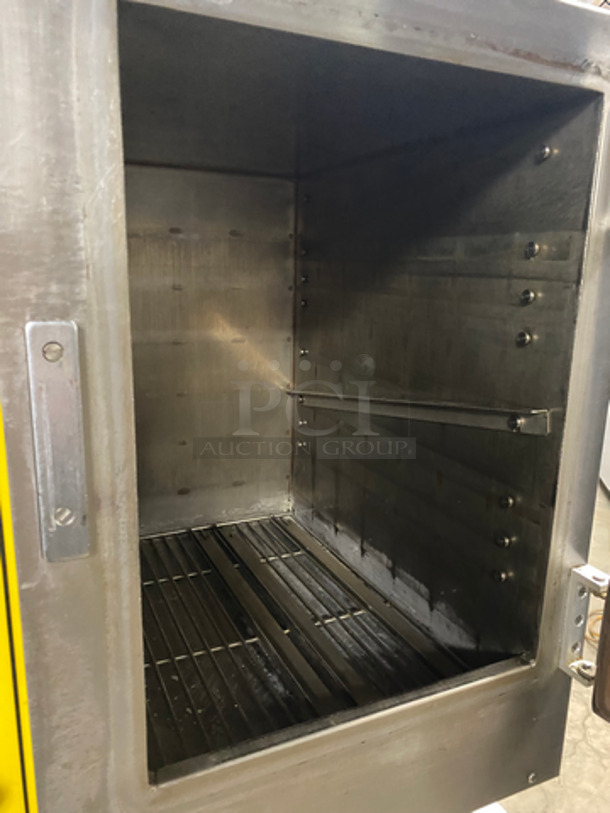 AccuTemp Commercial Electric Powered Single Door Steam-N-Hold! On Equipment Stand! All Stainless Steel! On Casters! Model: 208D6100 SN: 7961 208V 60HZ 1 Phase - Image 5 of 8