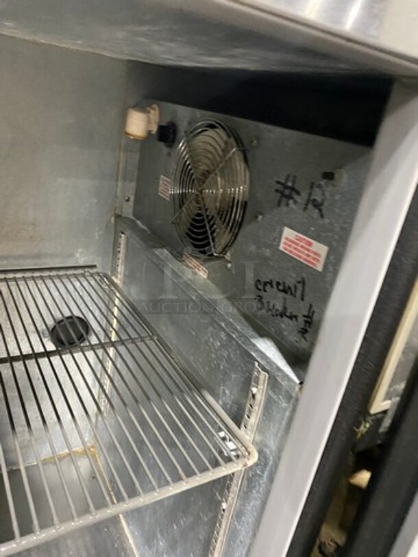 Beverage Air Commercial 2 Door Bar Back Cooler! Stainless Steel! Model: BB48 SN: 6003365 115V 60HZ 1 Phase - Image 6 of 8