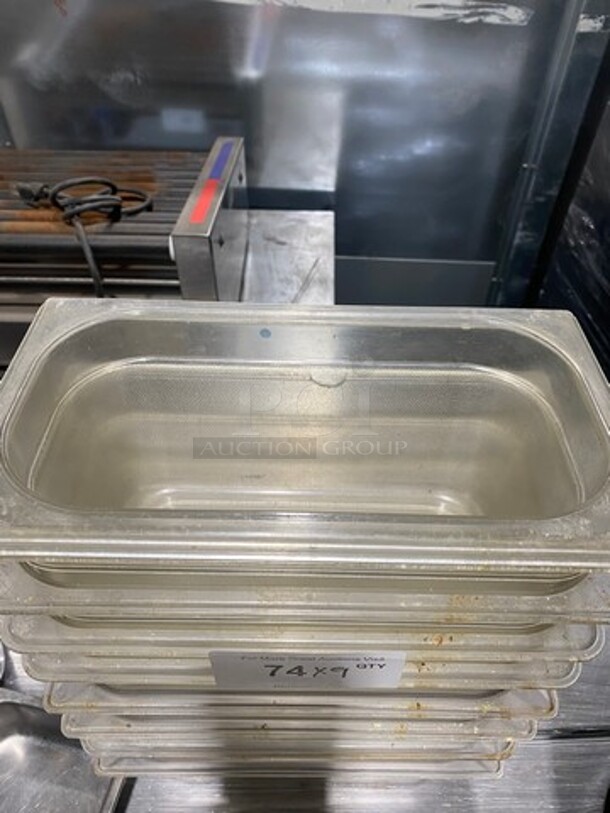 MISCELLANEOUS! Commercial Steam Table/ Prep Table Food Pans! Cambro Clear Poly Food Containers! 9x Your Bid! - Image 3 of 11