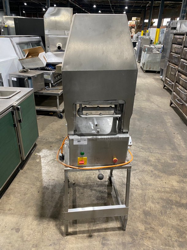 Jaccard Commercial Meat Tenderizer Machine! On Equipment Stand! All Stainless Steel! On Casters! Model: B93 SN: B2280