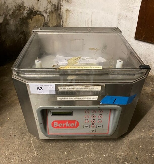 Berkel Stainless Steel Commercial Countertop Vacuum Sealer! MODEL 350 SN:11973 120V 1ph - Image 1 of 8