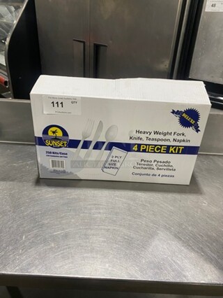 NEW! IN THE BOX! Sunset Heavy Weight Utensil Kit!