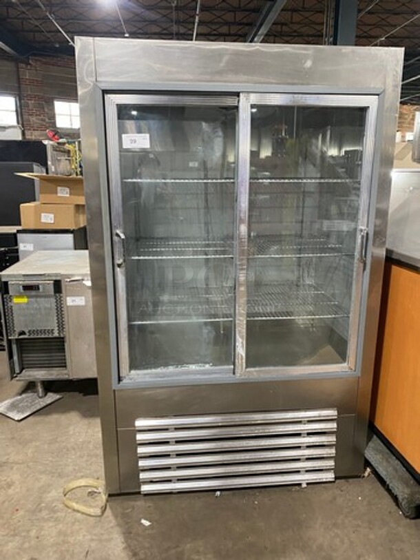 National Refrigeration Commercial 2 Door Reach In Freezer! with View Through Doors! With Racks! All Stainless Steel! - Image 1 of 8