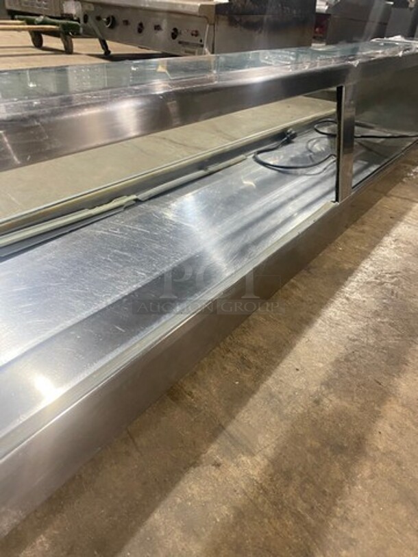 Yoshimasa Commercial Countertop Refrigerated Sushi Display Case Merchandiser! With Slanted Front Glass! Stainless Steel Body! - Image 4 of 9