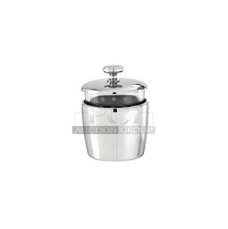 Lot of 2 BRAND NEW! Sambonet 56081-01 Stainless Steel Mustard Pot.