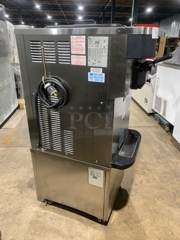 SWEET! Taylor Crown Commercial 3 Handle Ice Cream Machine! All Stainless Steel! On Casters! Model: C72333 SN: M2091746! 208/230V 60HZ 3 Phase! - Image 2 of 11