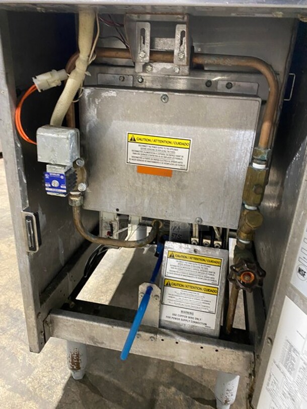 NICE! Pitco Electric Powered Commercial Pasta Cooker/Rethermalizer! With Backsplash! All Stainless Steel! On Legs! Model: SRTE SN: E13ME069897 208V 60HZ 1 Phase - Image 6 of 9