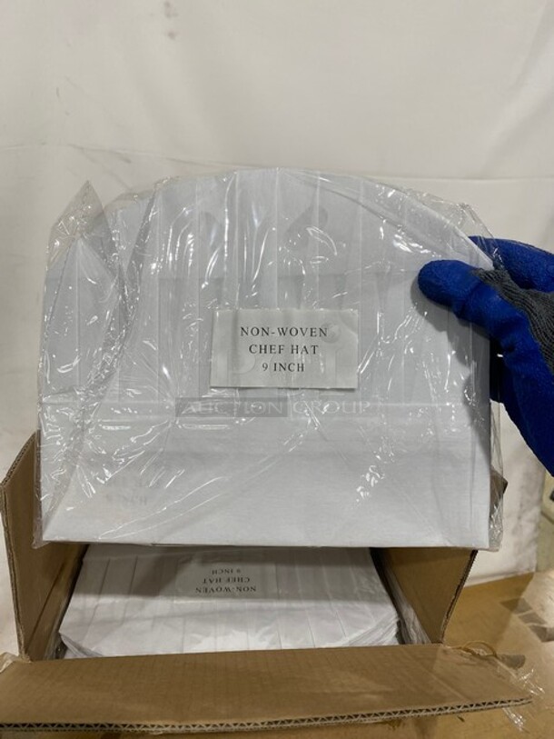 NEW In Box 9" Non-Woven Chef Hat! - Image 2 of 6