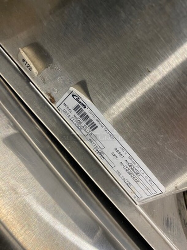 Curtis Commercial Countertop Dual Coffee Pot Warming Station! All Stainless Steel! Model: AW2S10 SN:10050449 120V - Image 7 of 8