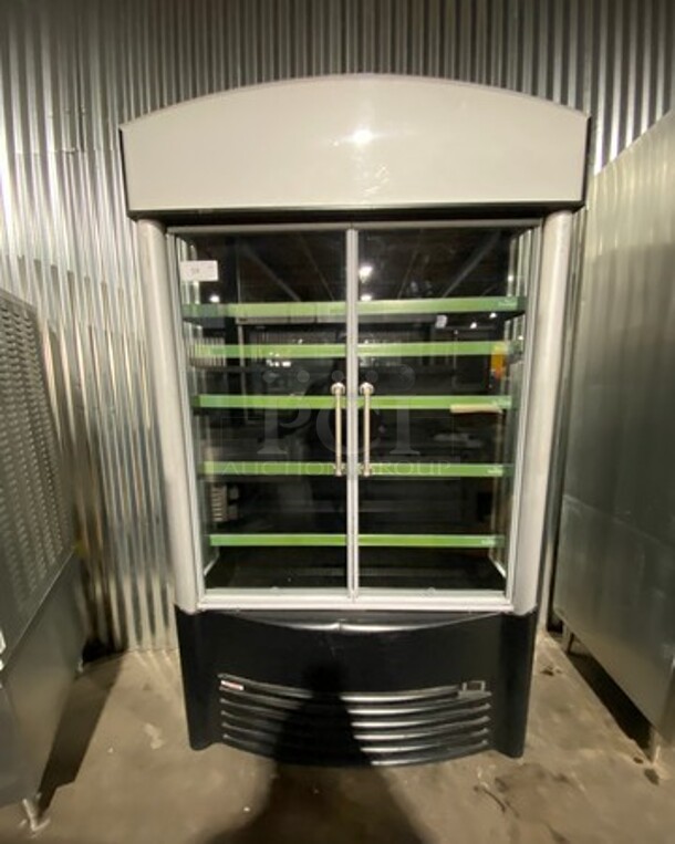 AHT Commercial Refrigerated Open Grab-N-Go Case Merchandiser! With View Through Sides! Model: GDXLS SN: 32158100000352 110/120V 60HZ 1 Phase