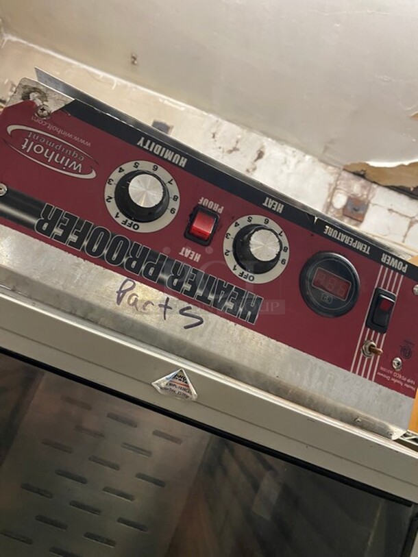 Win Holt Full Height Insulated Mobile Heated Cabinet! Working When Removed! MODEL INHPL-1836C 120V  - Image 7 of 9
