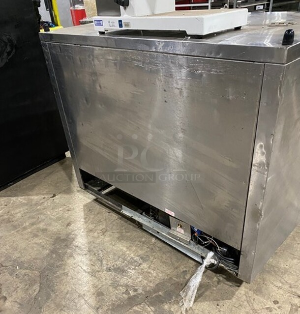Beverage Air Single Side Access Milk Cooler! Stainless Steel! On Casters! Model: SM49N SN:5002900 115V 1PH - Image 3 of 7