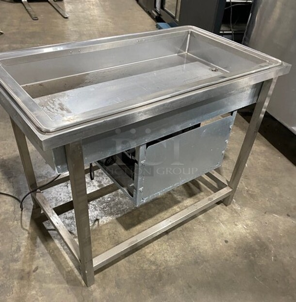 Atlas Metal Commercial Drop In Cold Pan! Solid Stainless Steel! Model: WCM3 SN: 574612A 115V 1 Phase - Image 4 of 8