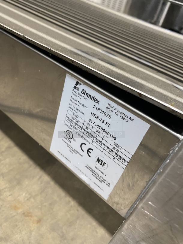 One Standex Countertop Hot Dog Roller! Model# HRS-75-5T. 208/240 Volt. 36X29.5X10! - Image 7 of 8