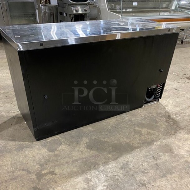Continental Refrigerator 2 Door Slide Glass Bar Back Cooler! MODEL BBC69-SQD SN:14746704 115V 1PH  - Image 3 of 7