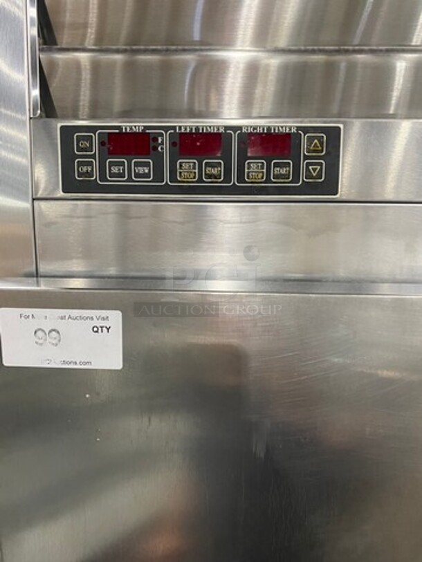 Traulsen Commercial 2 Door Roll In Rack Dough Retarder Cooler! All Stainless Steel! RACK NOT INCLUDED!  - Image 2 of 8