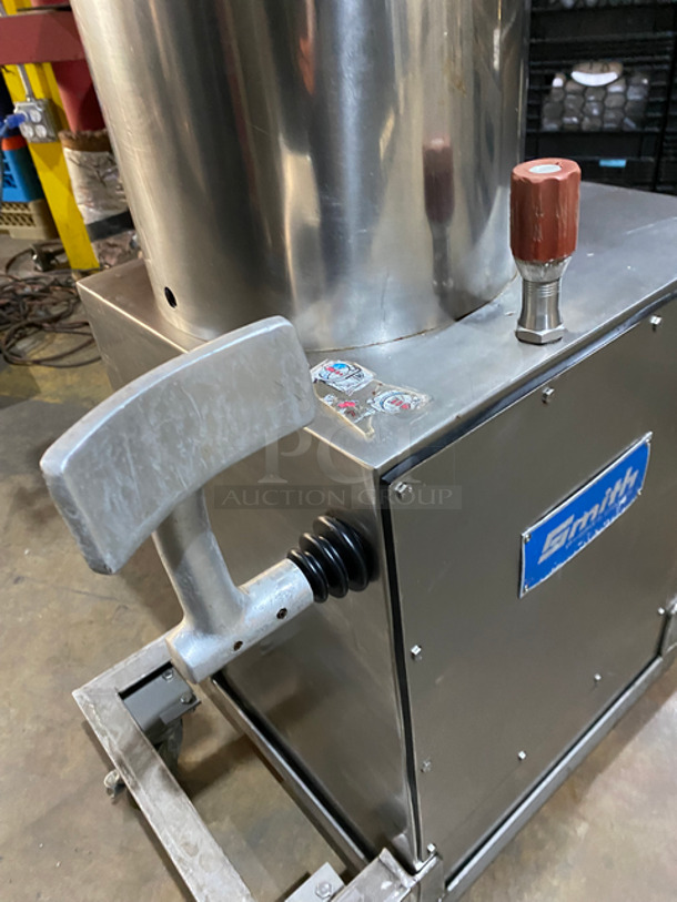 Smith Commercial Automatic Sausage Stuffer! All Stainless Steel! On Casters! - Image 6 of 9