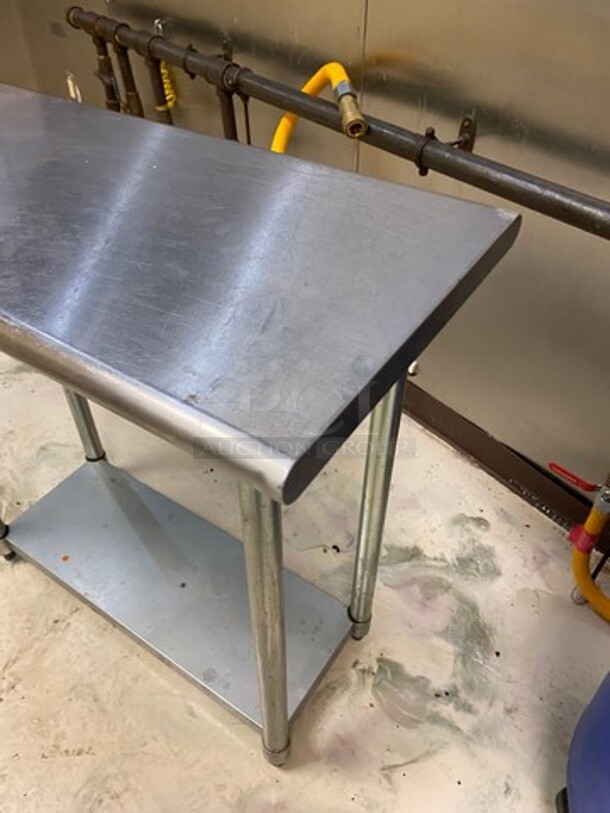 AmGood Solid Stainless Steel Work Top/ Prep Table! With Storage Space Underneath! On Legs! - Image 2 of 7