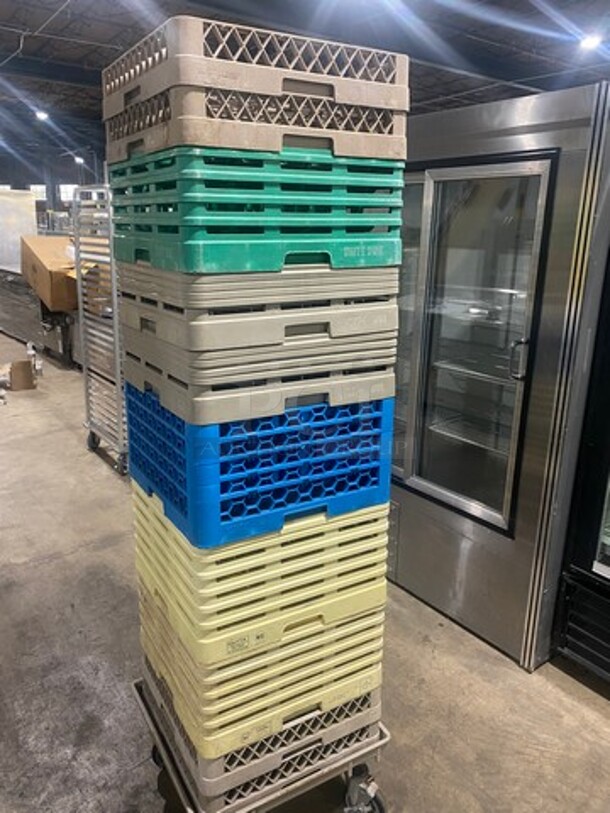 ALL ONE MONEY! Assorted Style And Color Poly Cup Crates! On Dolly! - Image 3 of 10