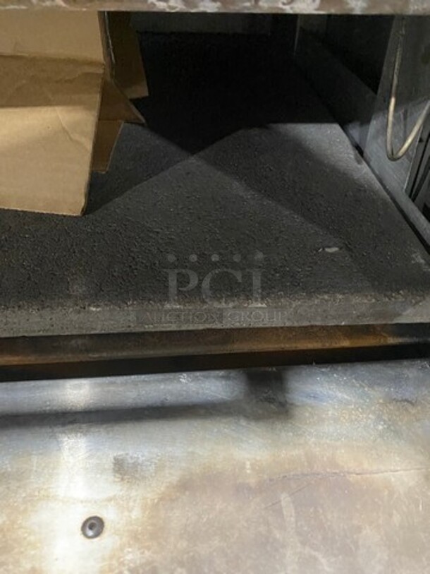 Peerless Commercial Natural Gas Powered Double Deck Baking/ Pizza Oven! With Stones! All Stainless Steel! On Legs! - Image 7 of 11