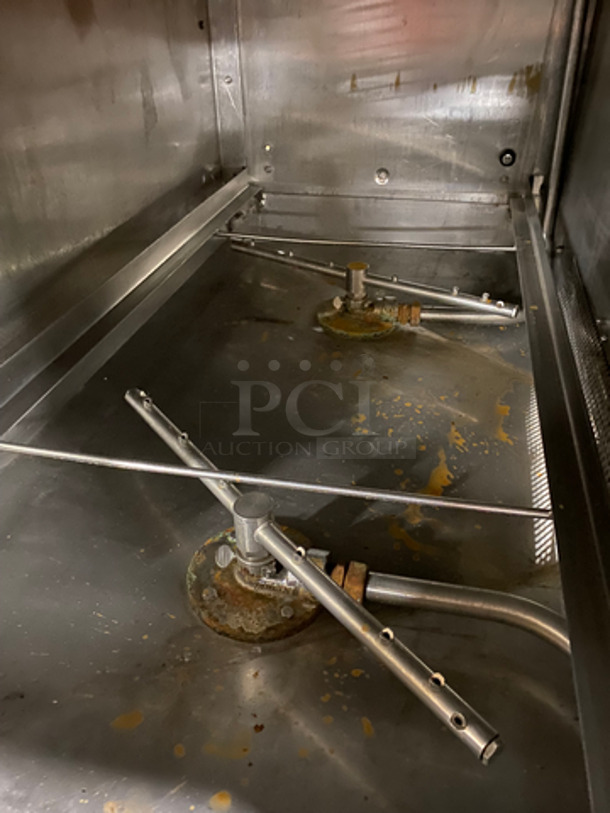 Knight Commercial Double Pass-Through Straight Dishwasher! All Stainless steel! On Legs! Model: KLE235D SN: D20226 115V 60HZ 1 Phase - Image 5 of 11